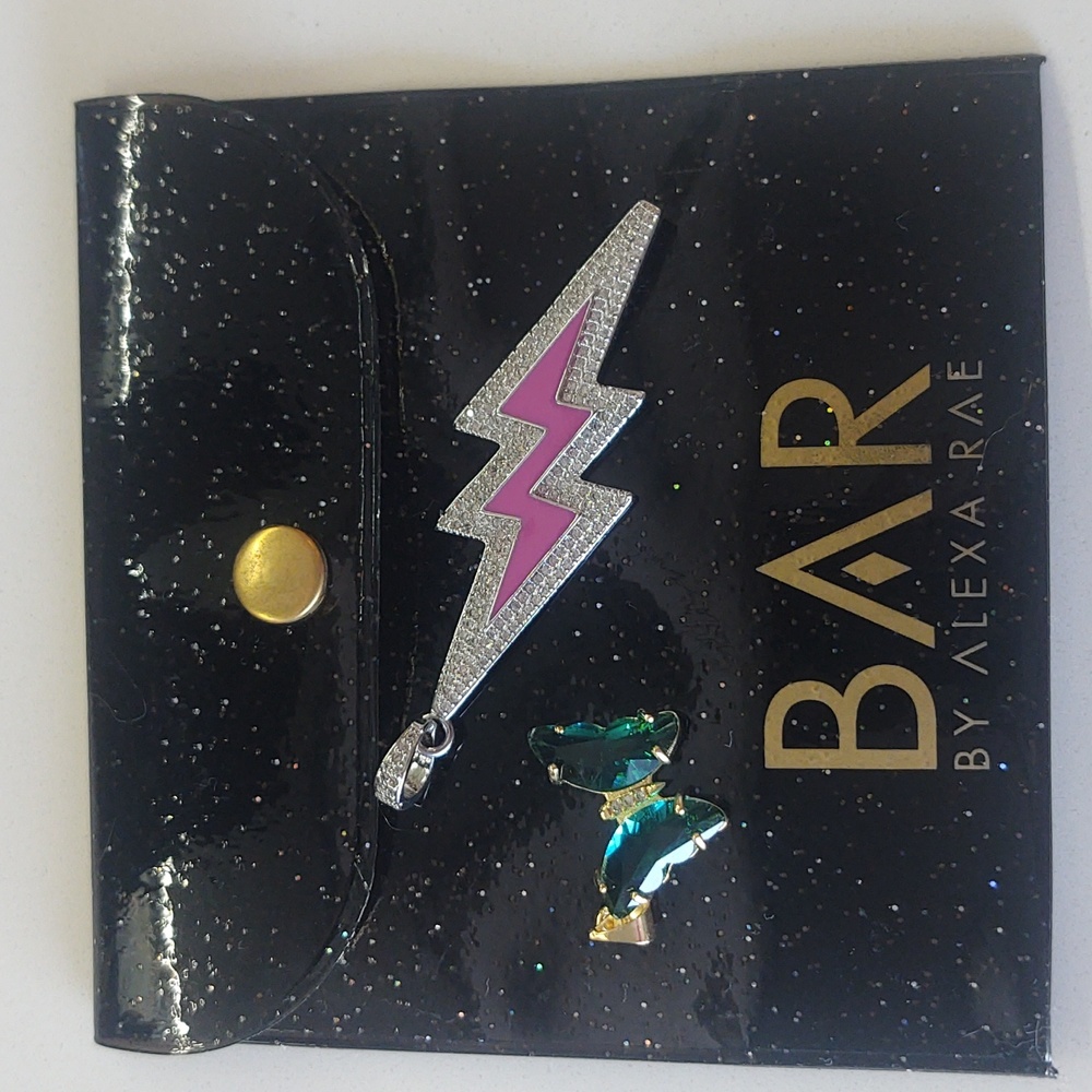 NEW Lightning bolt and Butterfly Charms - Picture 4 of 5